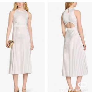 Sandro Jolie Pleated Midi Dress NWT